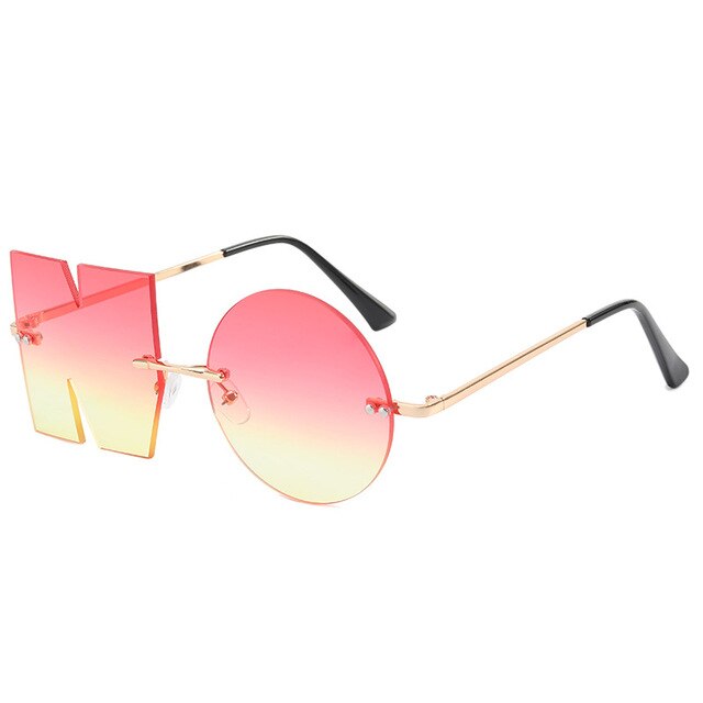 "NO" Letter Sunglasses
