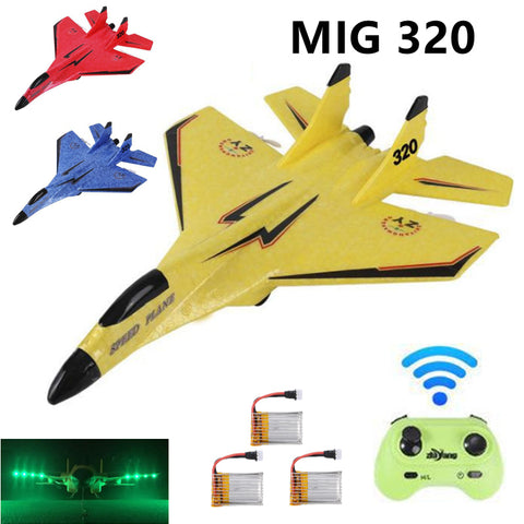 2.4G Glider RC Drone MIG 320 Hand Throwing Foam Airplane