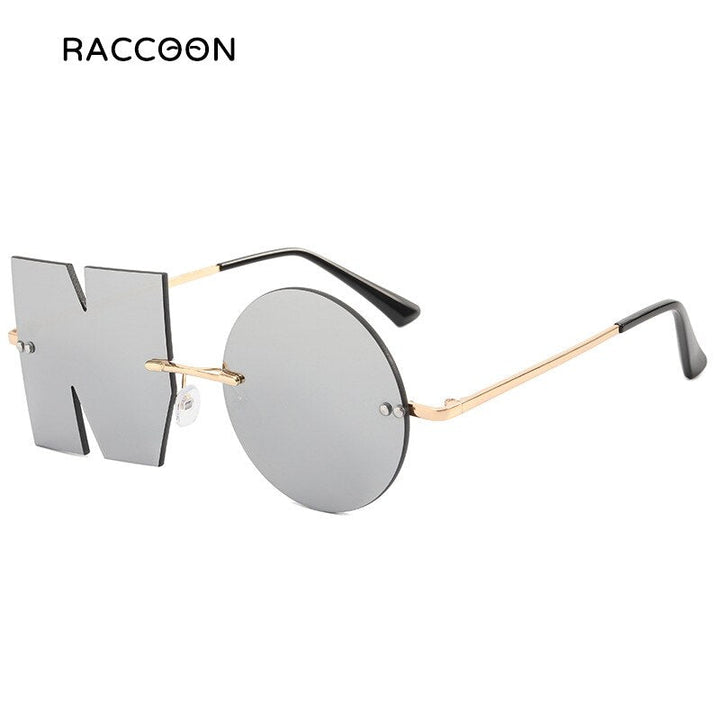 "NO" Letter Sunglasses