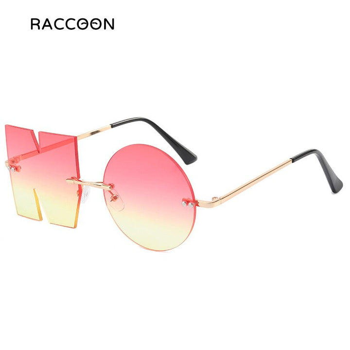 "NO" Letter Sunglasses